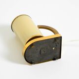 Rare and beautiful 1940s brass table lamp with opal glass shade