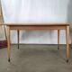 Dining table light oak foot vintage compass