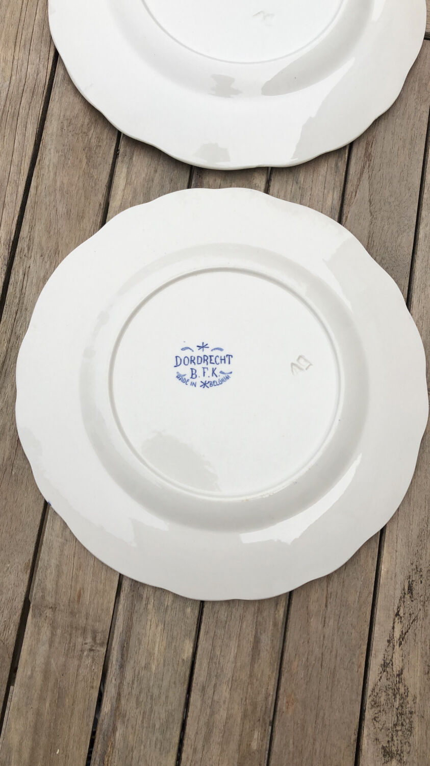 Set of 6 plates Dordrecht BFK Boch
