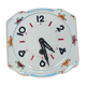 Old retro clock JAZ clock made in France with its key