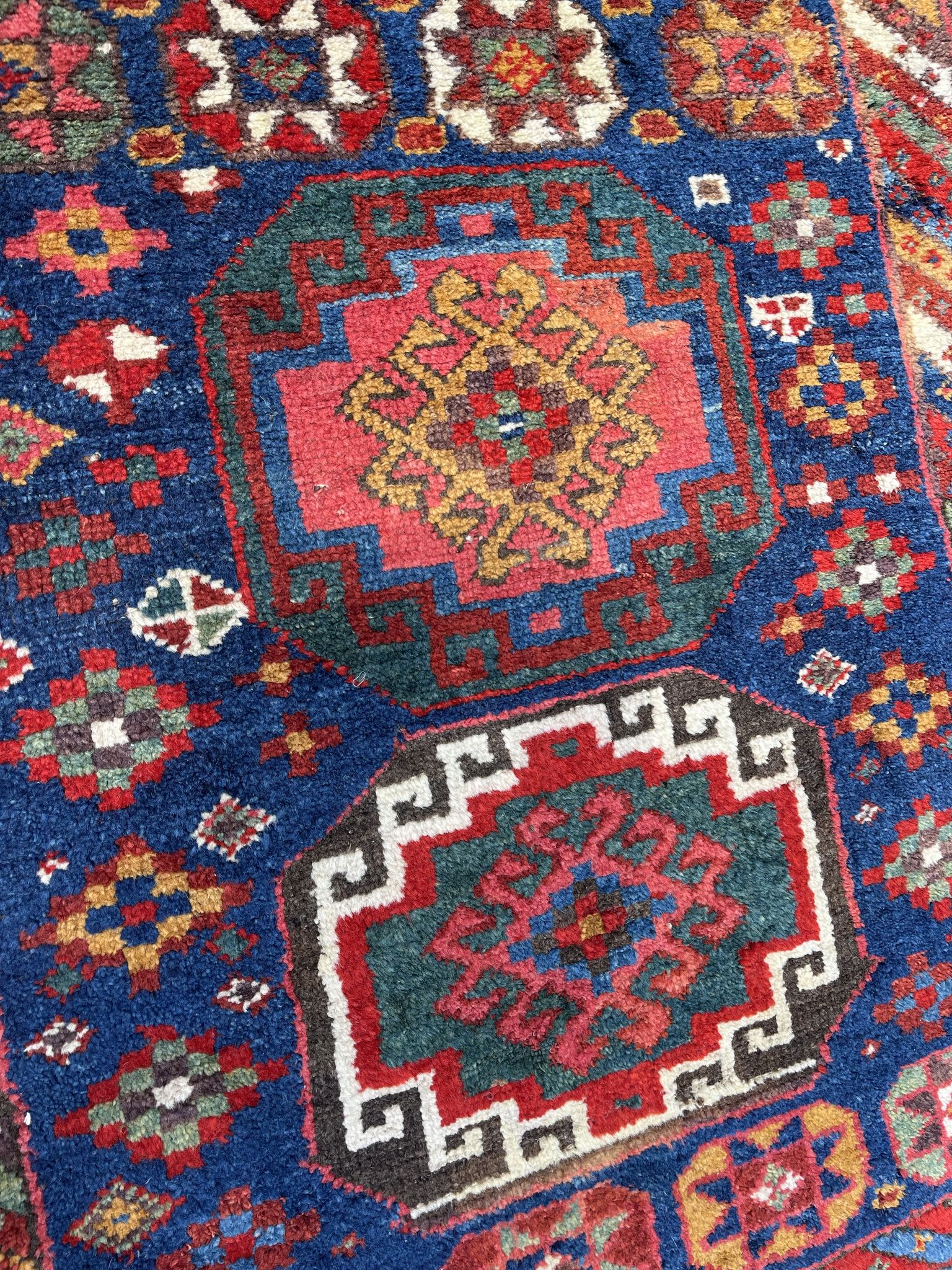 Antique Yastik-Kurdish Carpet Circa 1920