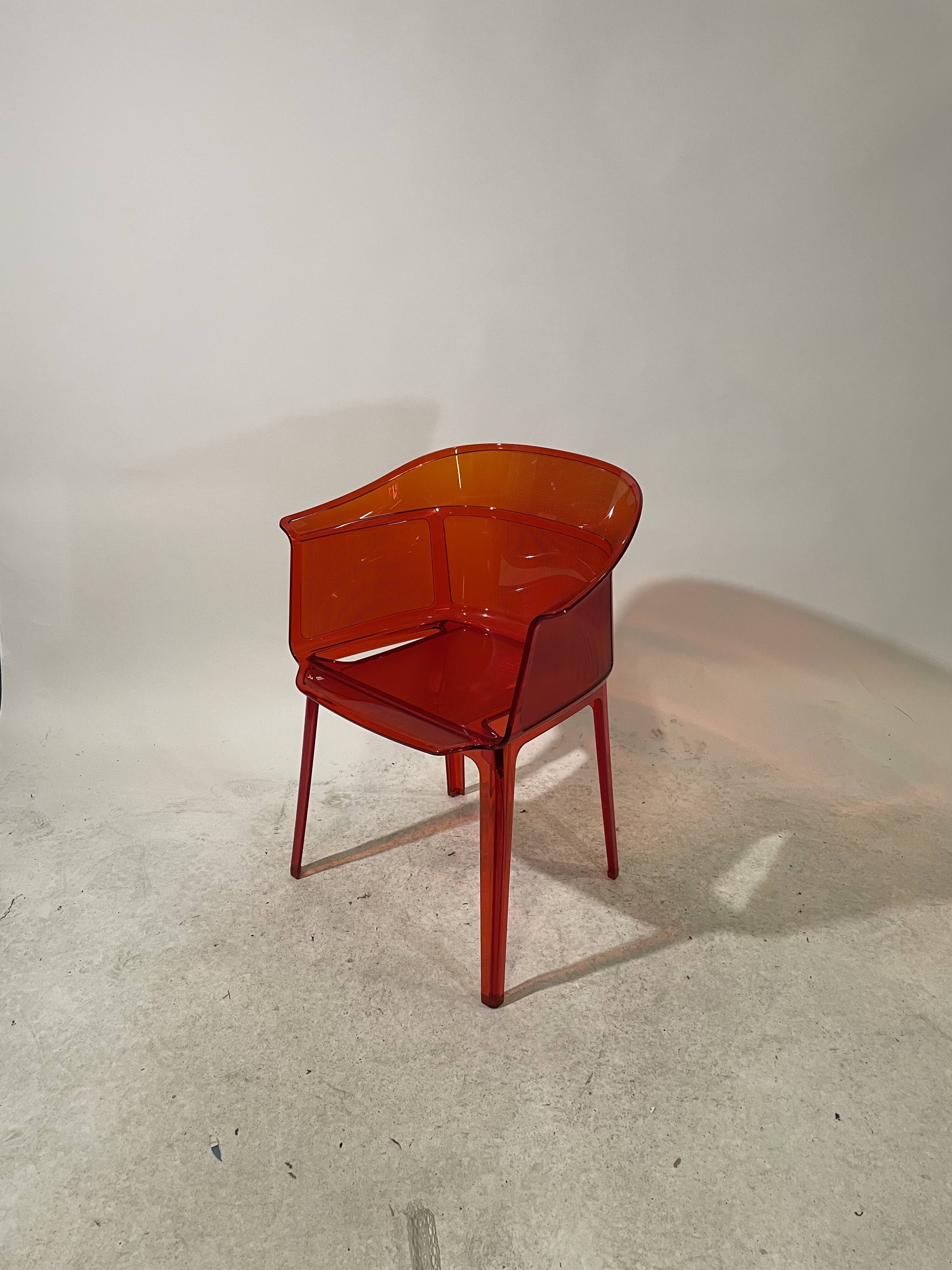 Red Papyrus armchair Bouroullec for Kartell