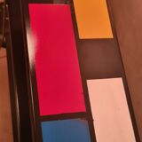 String shelf style piet mondrian black uprights 67hx20x49