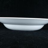 Round art deco faience dish of st amand no digoin