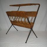 Magazine holder and tablet from the 50s