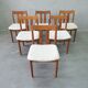 Mid-century teak dining chairs from Vamdrup stolfabrik, 1960s, set of 6