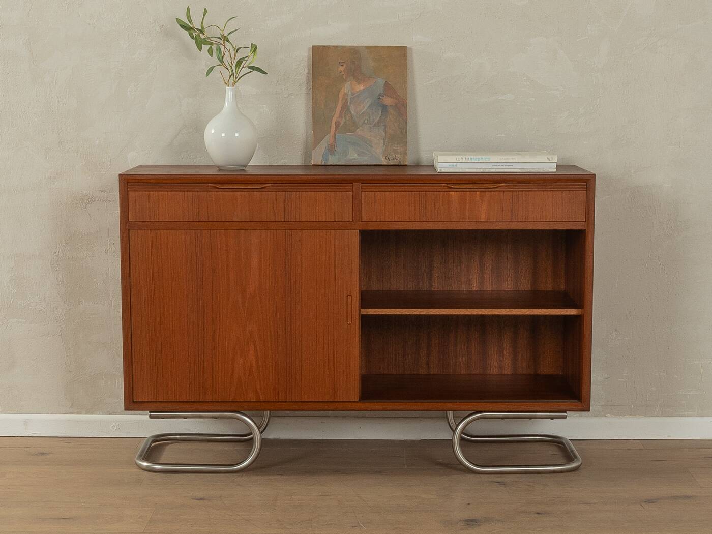 1960s chest of drawers with Bauhaus design