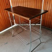Table door reviews end of sofa line of steel chrome wengué vintage