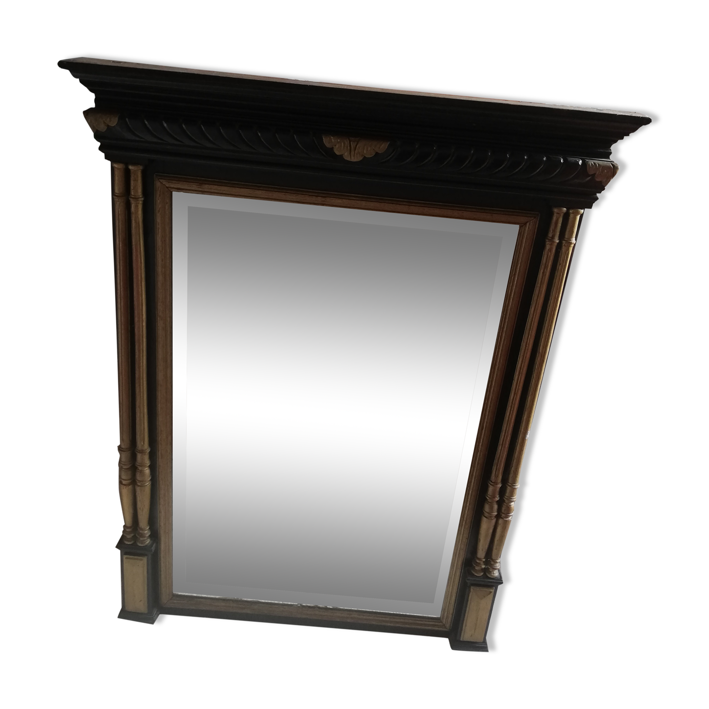 Mirror trumeau towards the end of 19th  87x113cm