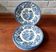 6 vintage ceramic dessert plates, churchill the georgian collecti