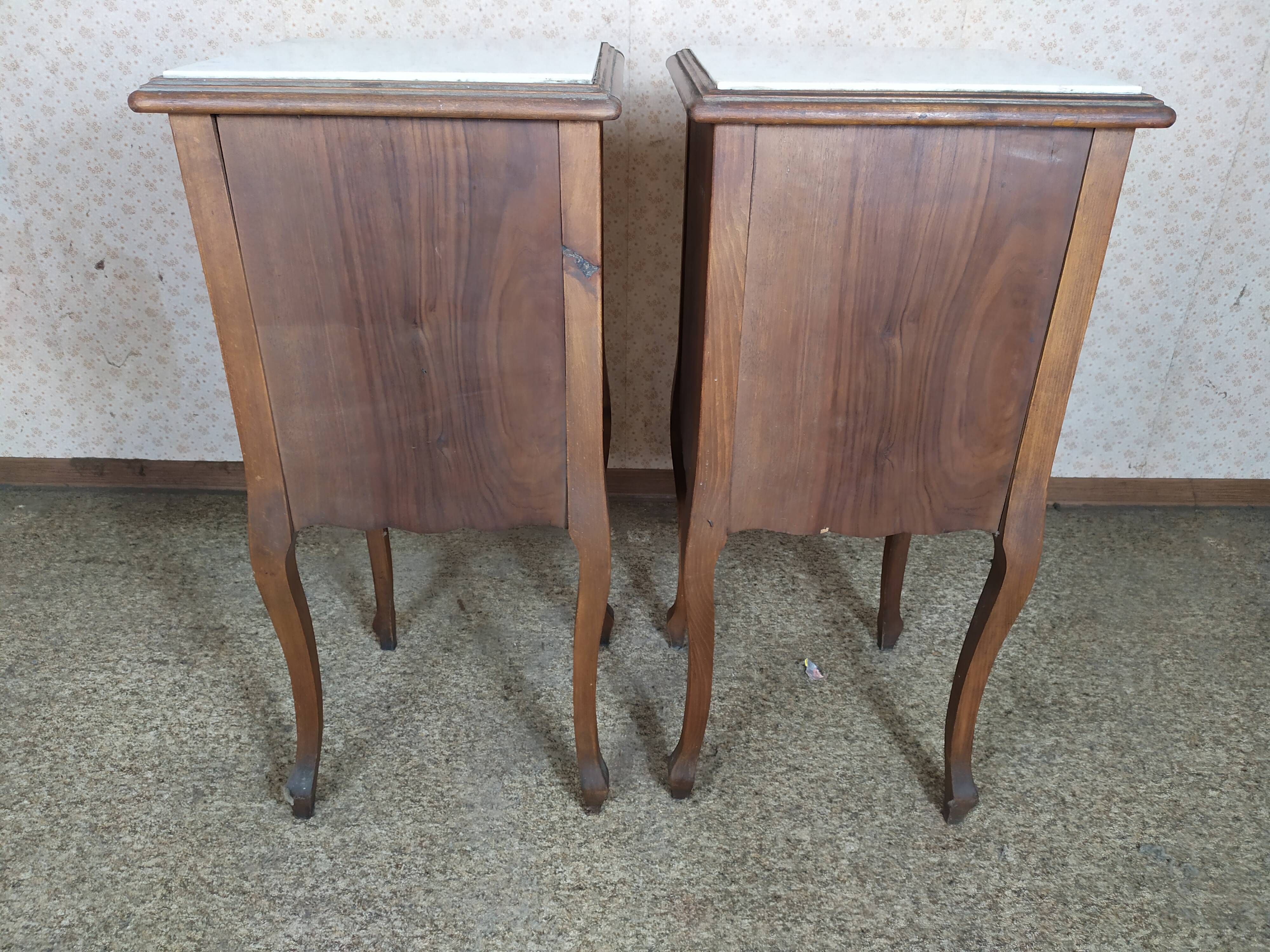 Set of 2 bedside tables Louis XV style