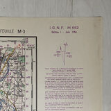 Map Maubeuge - Mons 1956