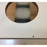 1970 minimalist serving in brushed aluminum reversible tray