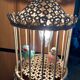 Bird cage lamp in vintage ceramics 50 years