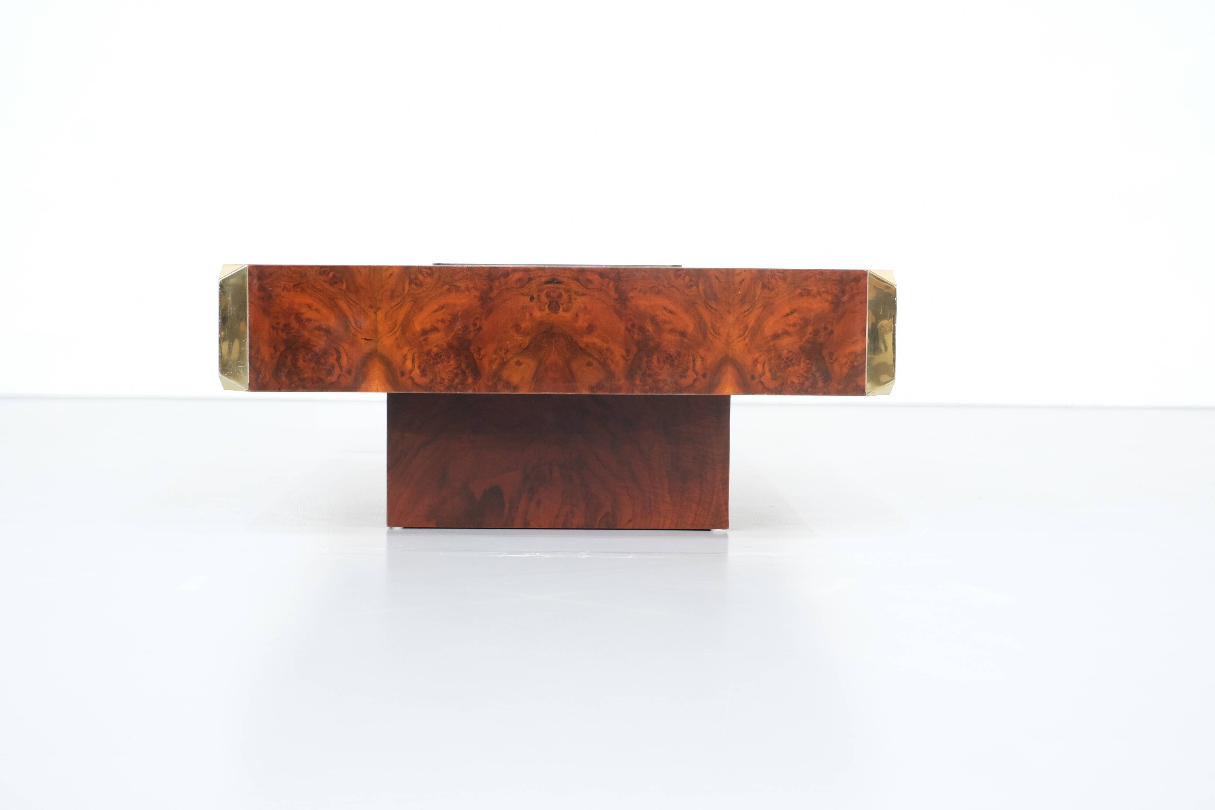 Coffee table "Alveo" attributed to Willy Rizzo for Mario Sabot, Italy.