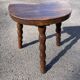 Wooden farmhouse stool