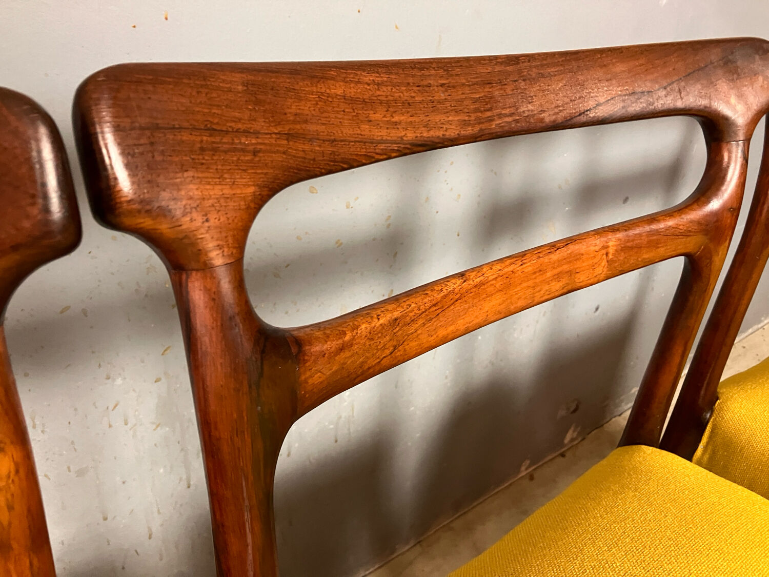 Rosewood chairs newly upholstered Mid Century Vintage