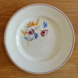 Lot 6 old plates Salins France