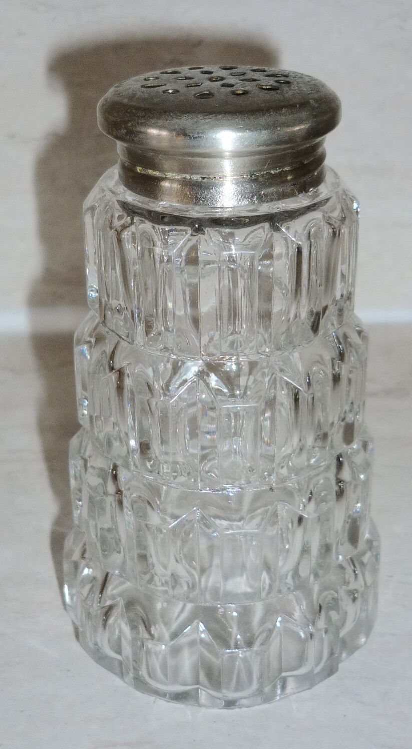 Saupoudreuse/sucrier en verre