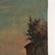 Oil on wood View of Venice at sunrise for the 40s