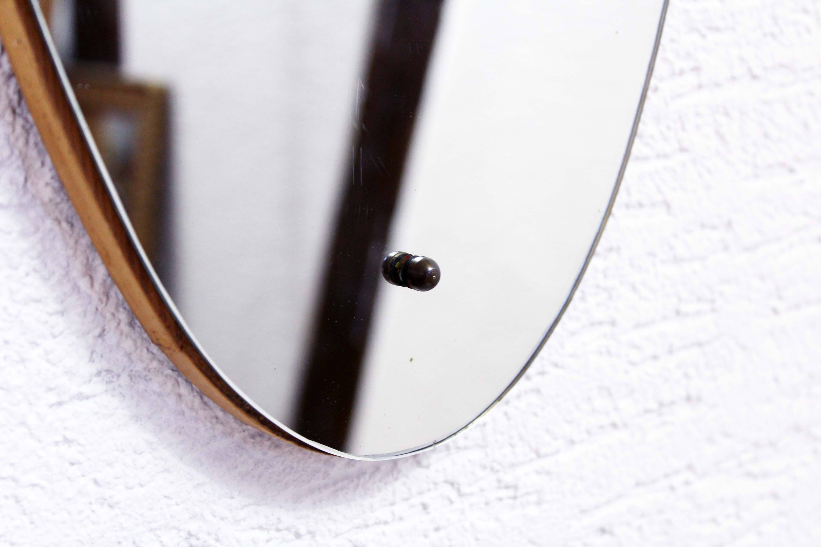 Mirror free form years 50/60 - 31x94cm