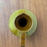 Italian pottery carafe from the mid-century by Aldo Londi for Bitossi, 1960s.