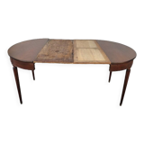 Louis XVl style mahogany table with 2 extensions n30