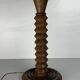 Lampe de table moderniste en bois tourné dans le style de Charles Dudouyt, France années 1940