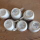 6 vintage coffee cups Sarreguemines and Digoin