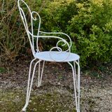 Suite of 4 garden chairs