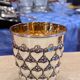 Timbale in solid silver and vermeil