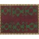 Vintage handmade Turkish rug 121x156 cm
