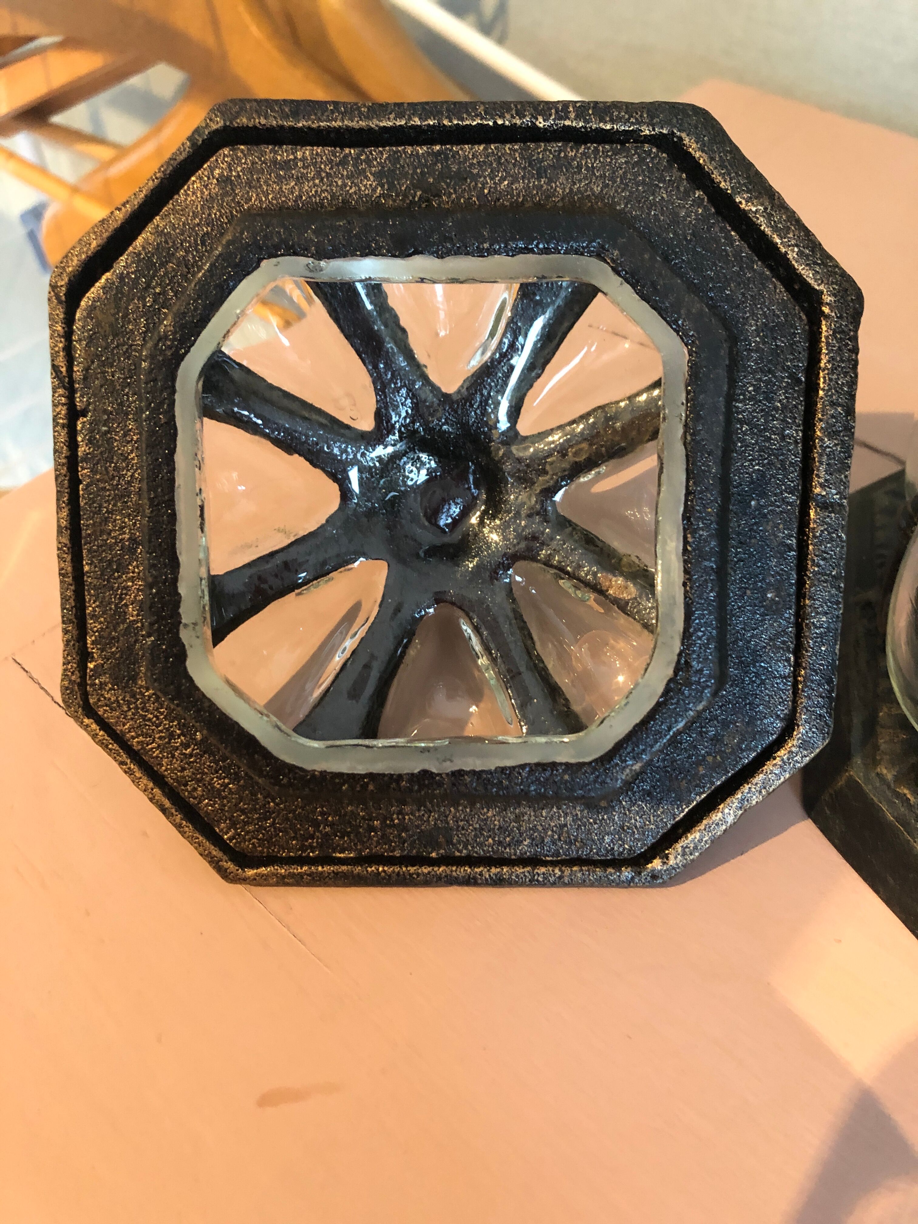 Pretty bulging glass candy