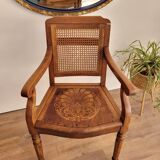 Early 20th century wooden barber's chair