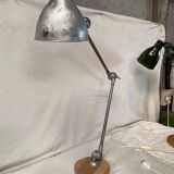 Old articulated industrial lamp
