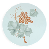 Trivet, earthenware tray, grape pattern