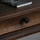 19th-century Baroque side table in oak, Danish cabinetmaker, 1800s