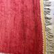 Vintage carpet red 1950
