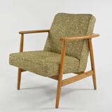 Green mottled Z armchair