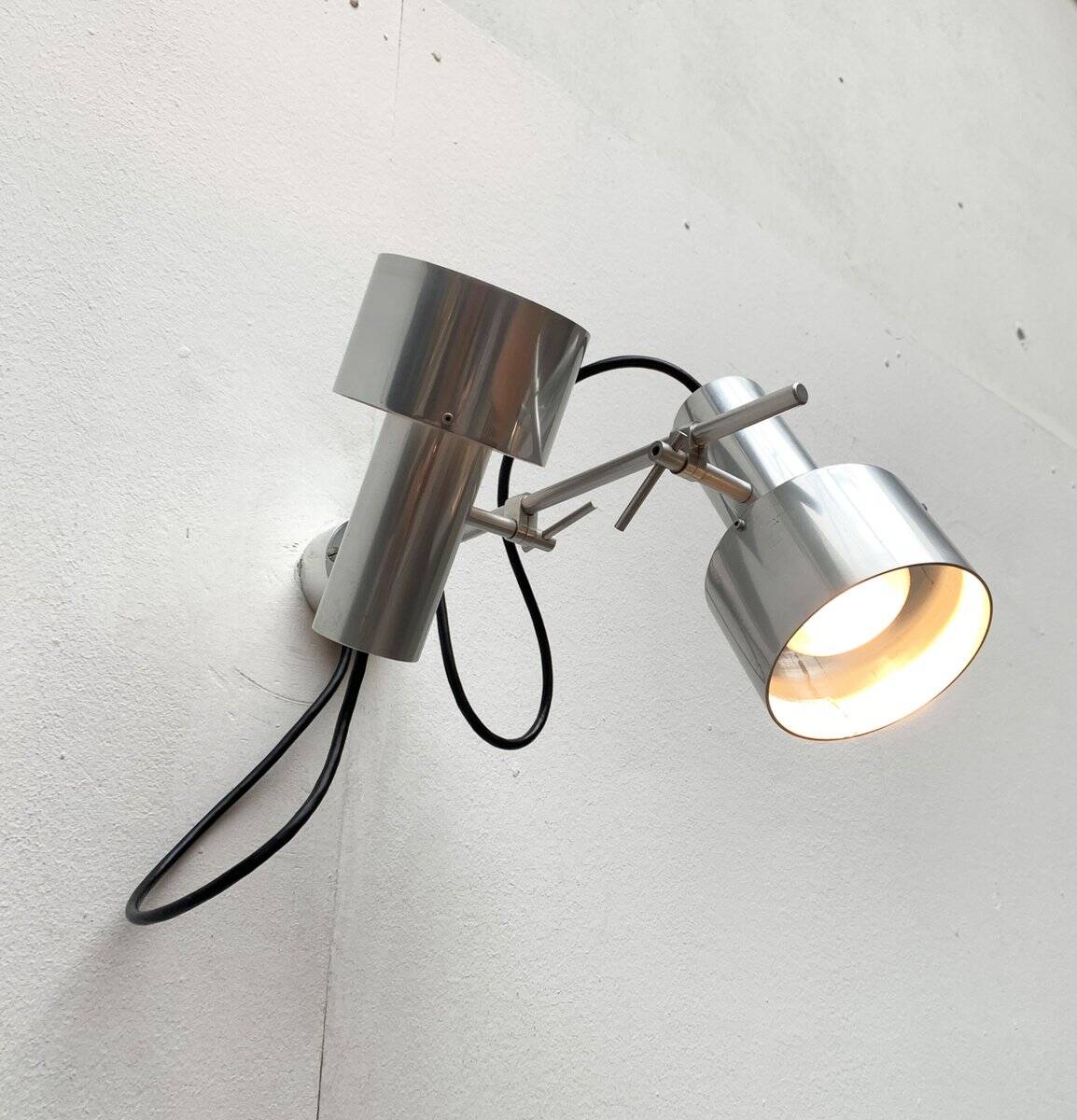 Lustres doubles minimalistes FA2 du milieu du siècle par Peter Nelson pour Architectural Lighting Company, Angleterre, années 1960, lot de 2