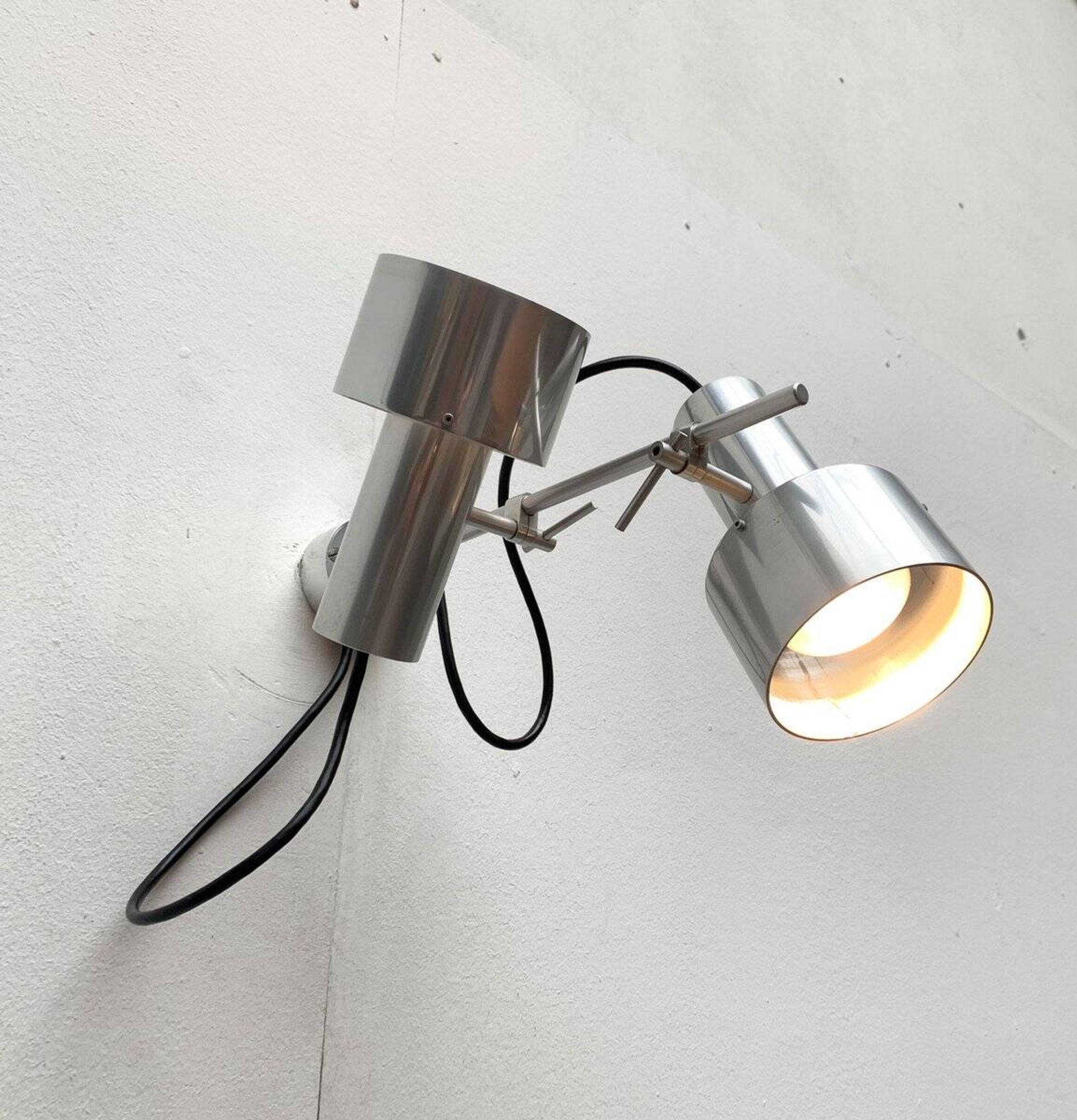 Mid-century minimalist double chandeliers FA2 by Peter Nelson for Architectural Lighting Company, England, 1960s, set of 2.
