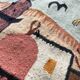 Vintage Egyptian Tapestry Ramsès Wissa Wassef circa 1960
