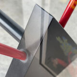 Table bureau moderniste gigante zambusi boccato X seccose Memphis 1980