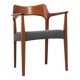 Chaise danoise vintage avec accoudoirs en teck par Arne Hovmand Olsen pour Mogens Kold 1960