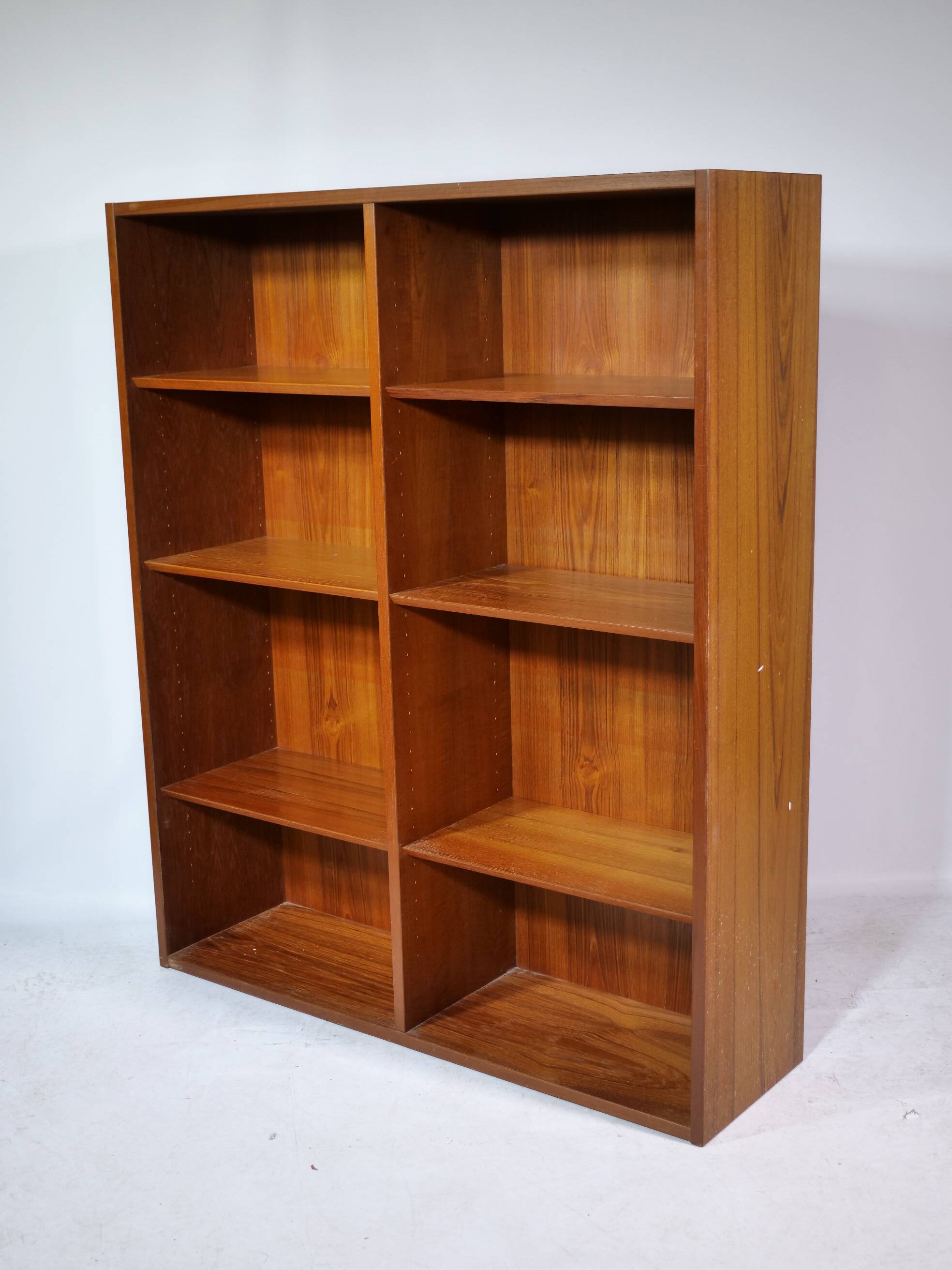 Bibliothèque en teck de style Mid-Century par Poul Hundevad, Danemark, années 1960