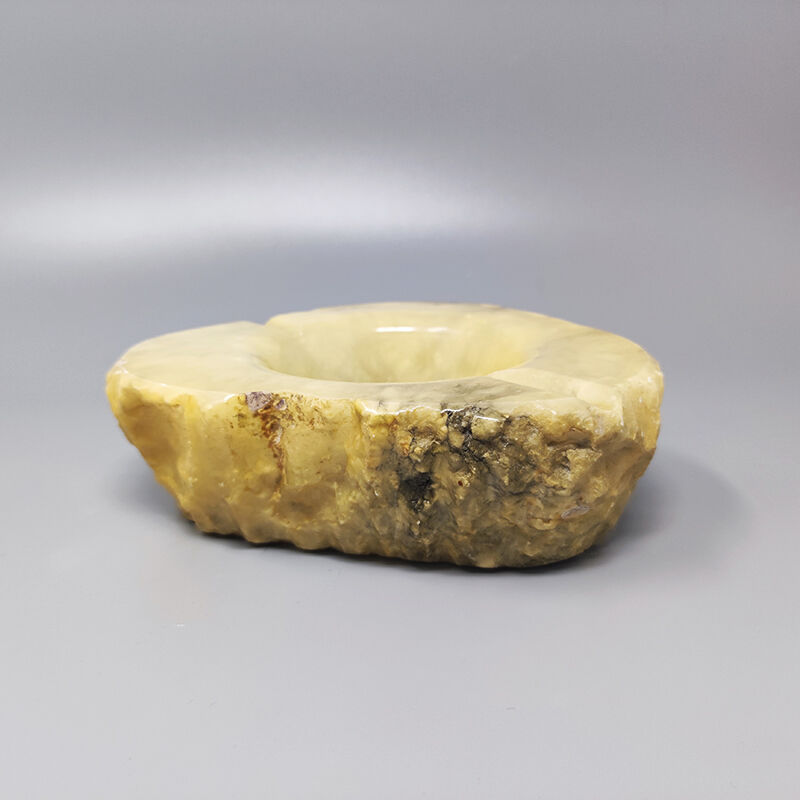 Alabaster Smoking Set by Romano Bianchi 1960