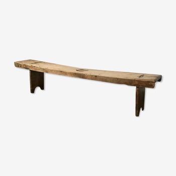 Banc ancien art populaire