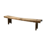Banc ancien art populaire