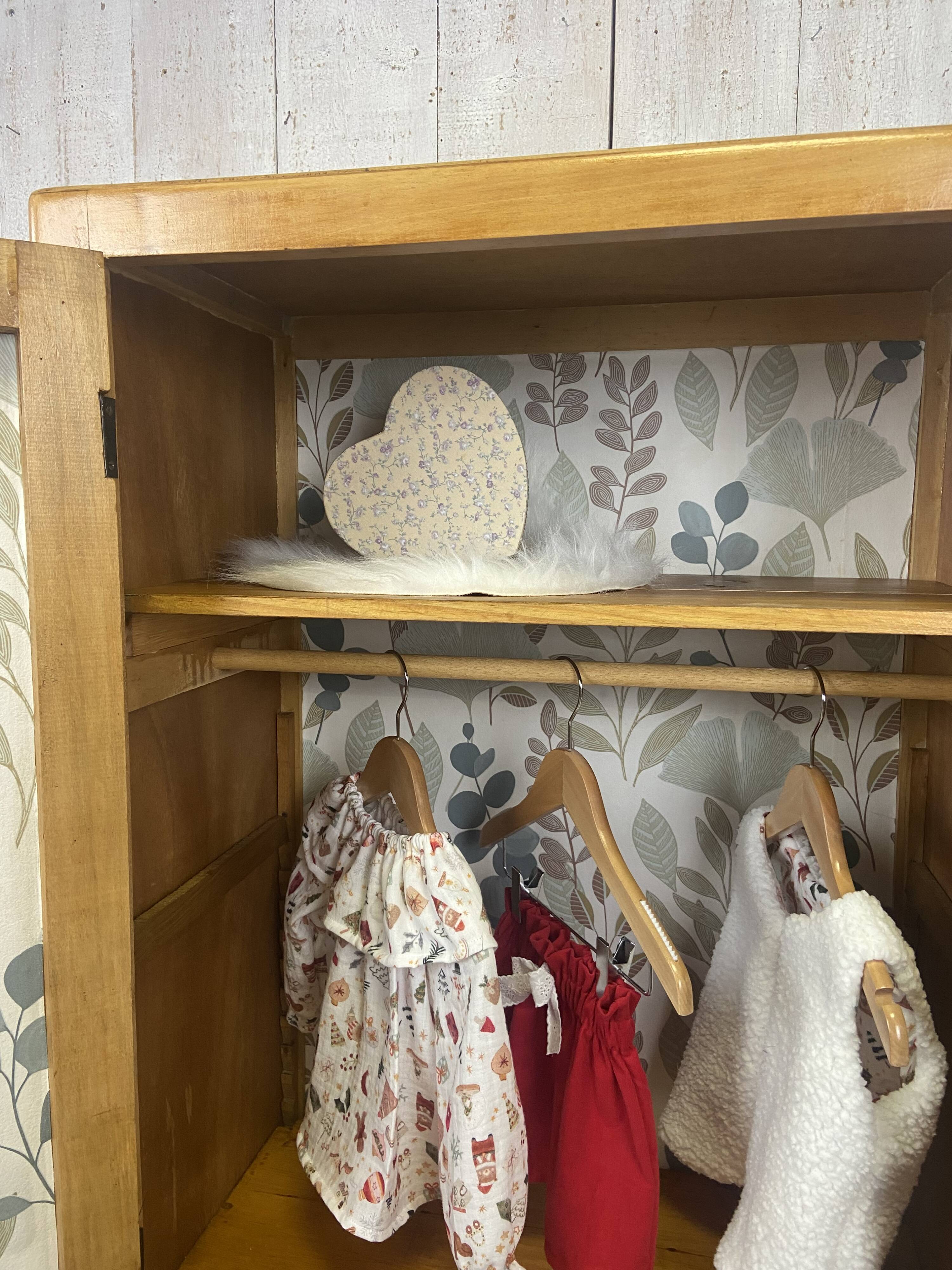 Asymmetrical wardrobe from the 1950s