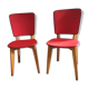 Paire de chaises années 60